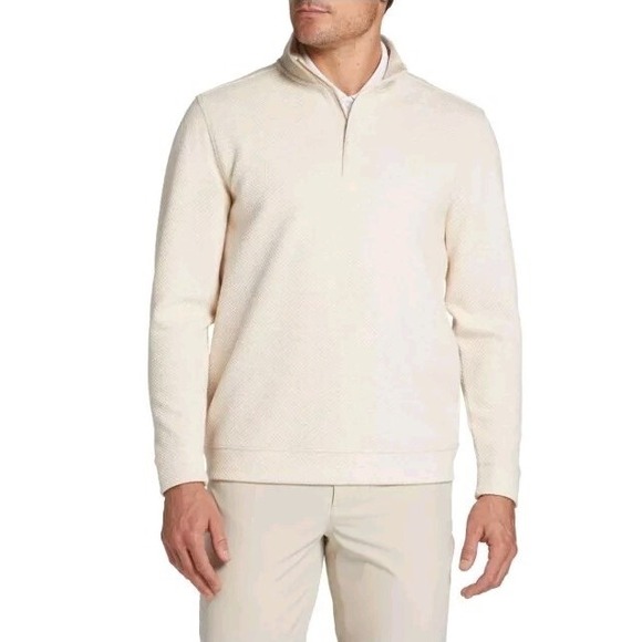 Walter Hagen Other - NWT Men's Walter Hagen Clubhouse Midweight 1/4 Zip - Small - Light Khaki